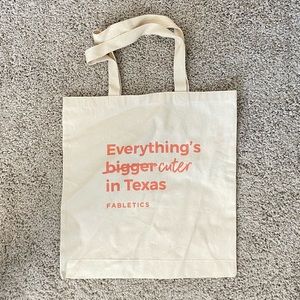 Fabletics Everything is Cuter in Texas Tote Bag